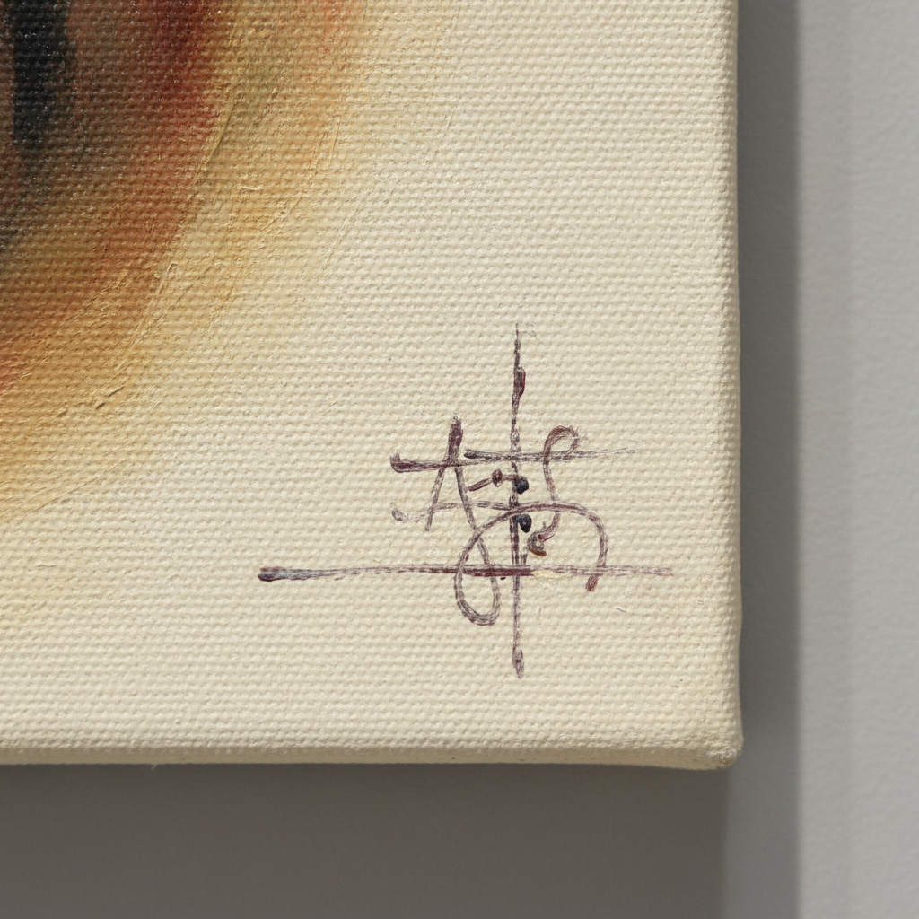 Ilustración de Ejemplos de firma de artista