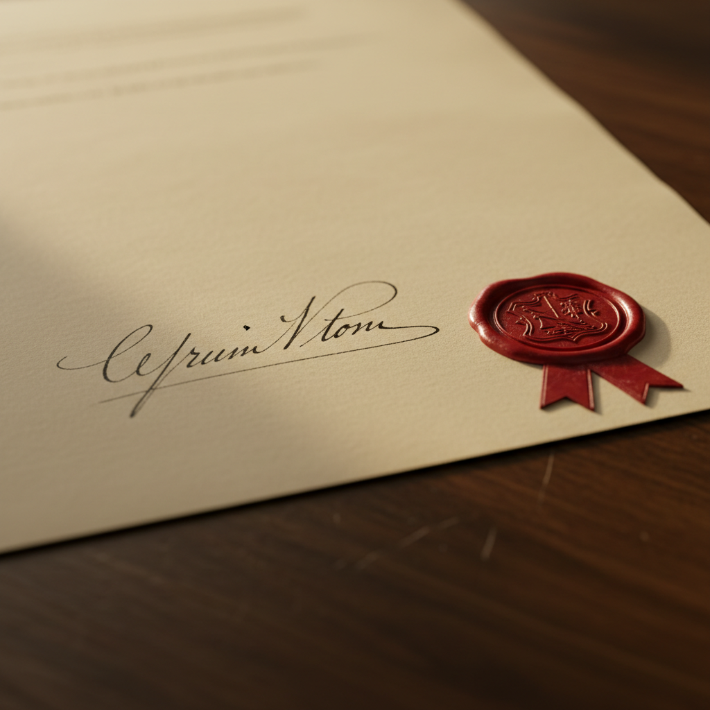 Ilustración de Ejemplos de firma de abogado