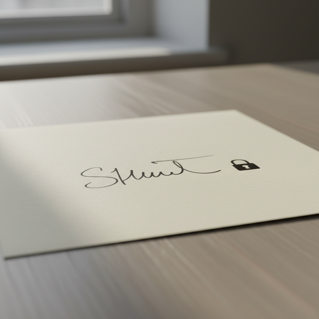 Ilustración de ¿Cuán segura es una firma manuscrita?