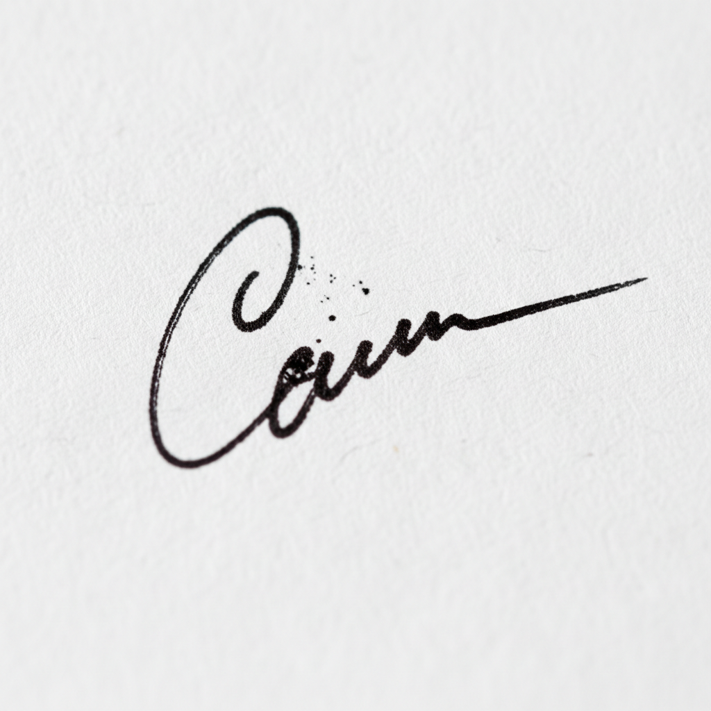 Illustration for First-name initial signatures