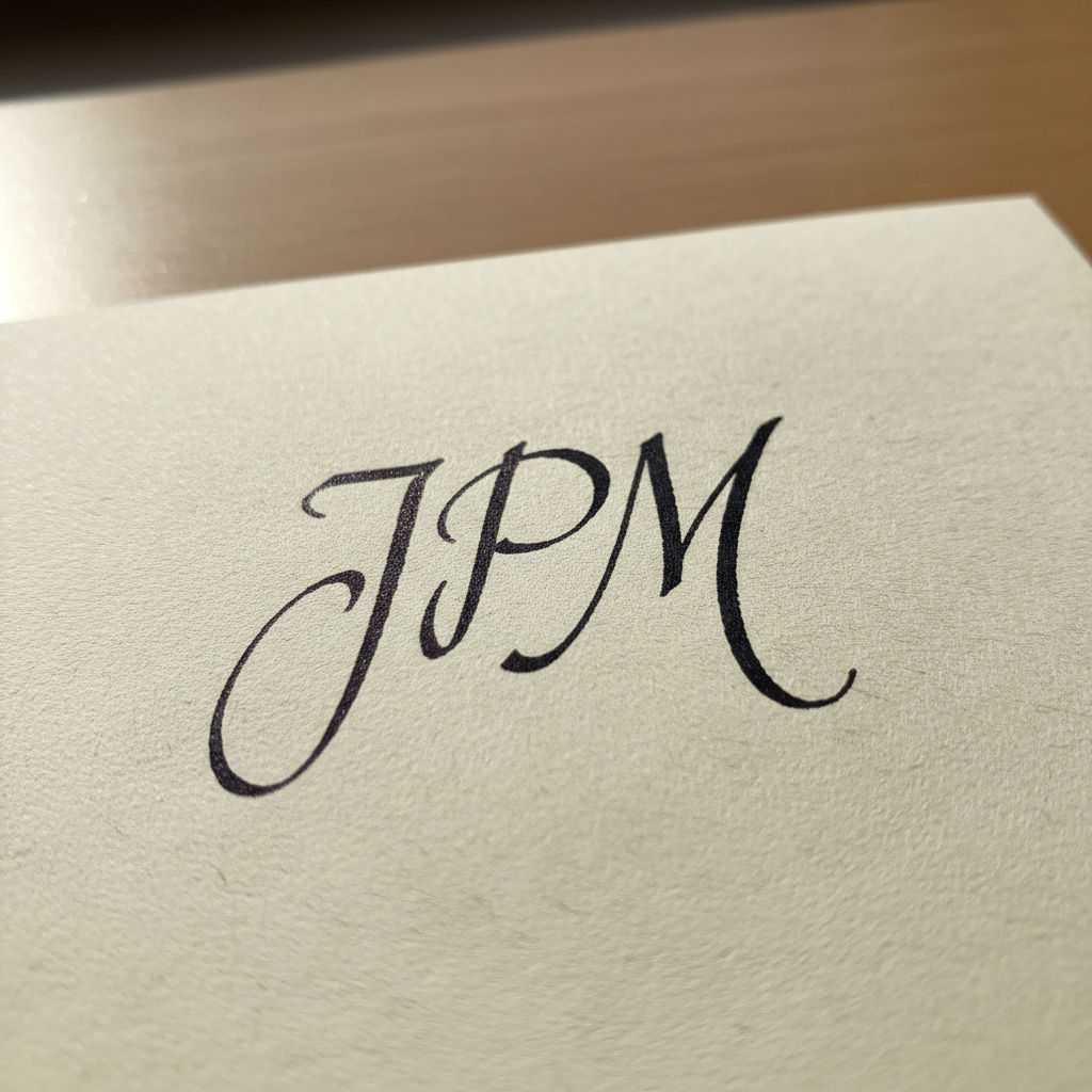 Illustration for Three-letter initial signatures