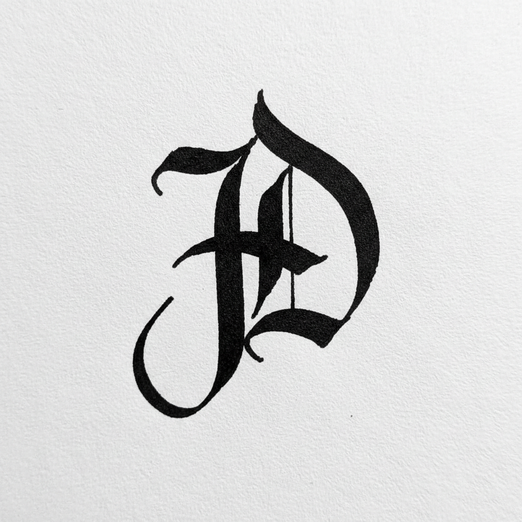 Illustration for Two-letter initial signatures