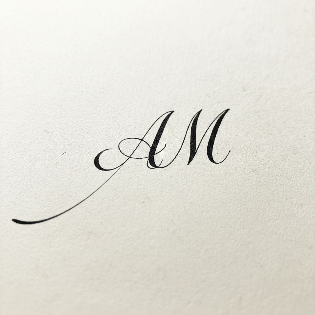 Illustration zu Elegante Initialen-Unterschriften